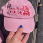Cap 'Mausflug' – vintage dusky pink