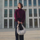 Moon Bag Ruffle 'Black' – Monochrome Edition