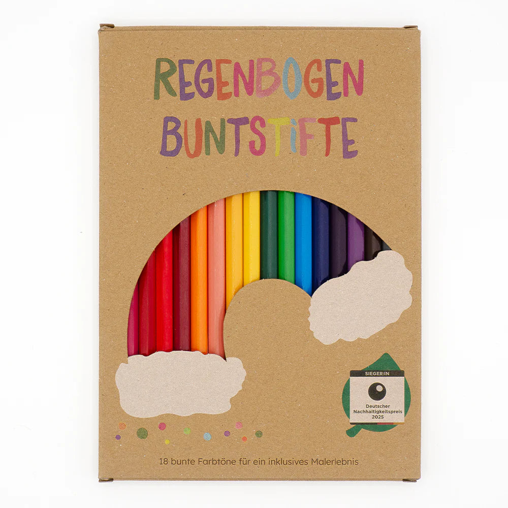 Regenbogen Buntstifte Hautfarben