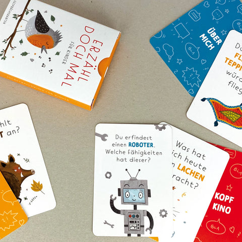 Gesprächskarten für Kinder 'Erzähl doch mal' Rüsselfuchs