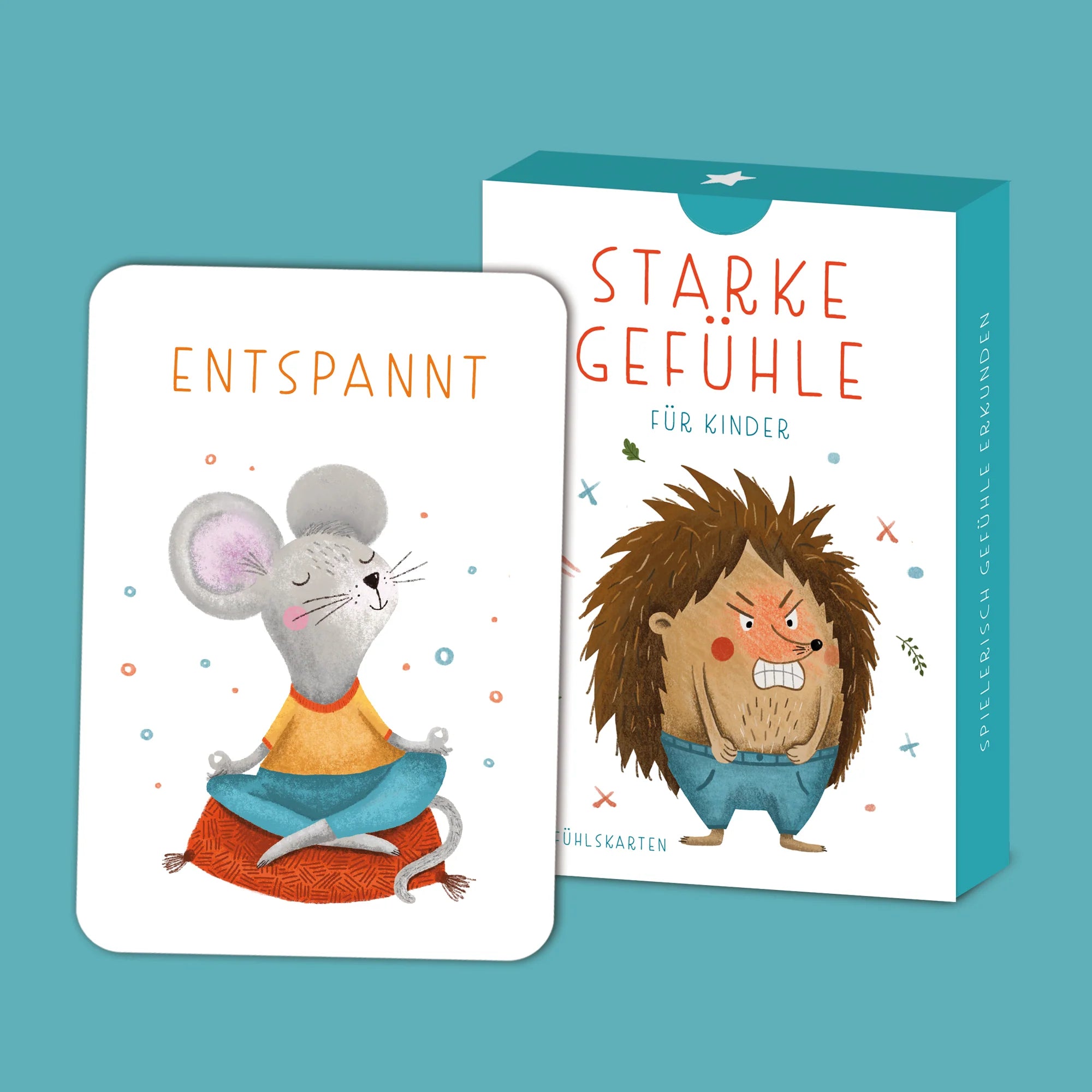 Gefühlskarten für Kinder 'Starke Gefühle' Rüsselfuchs
