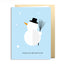 Klappkarte 3D 'Fröhliche Weihnachten' – Schneemann not the girl who misses much