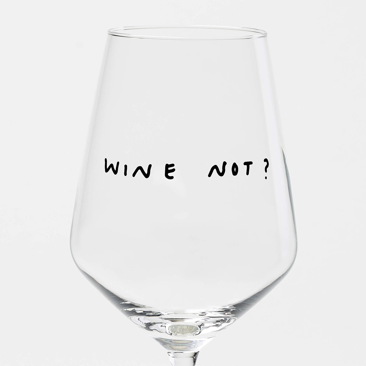 Weißweinglas 'Wine not?' edition selekkt