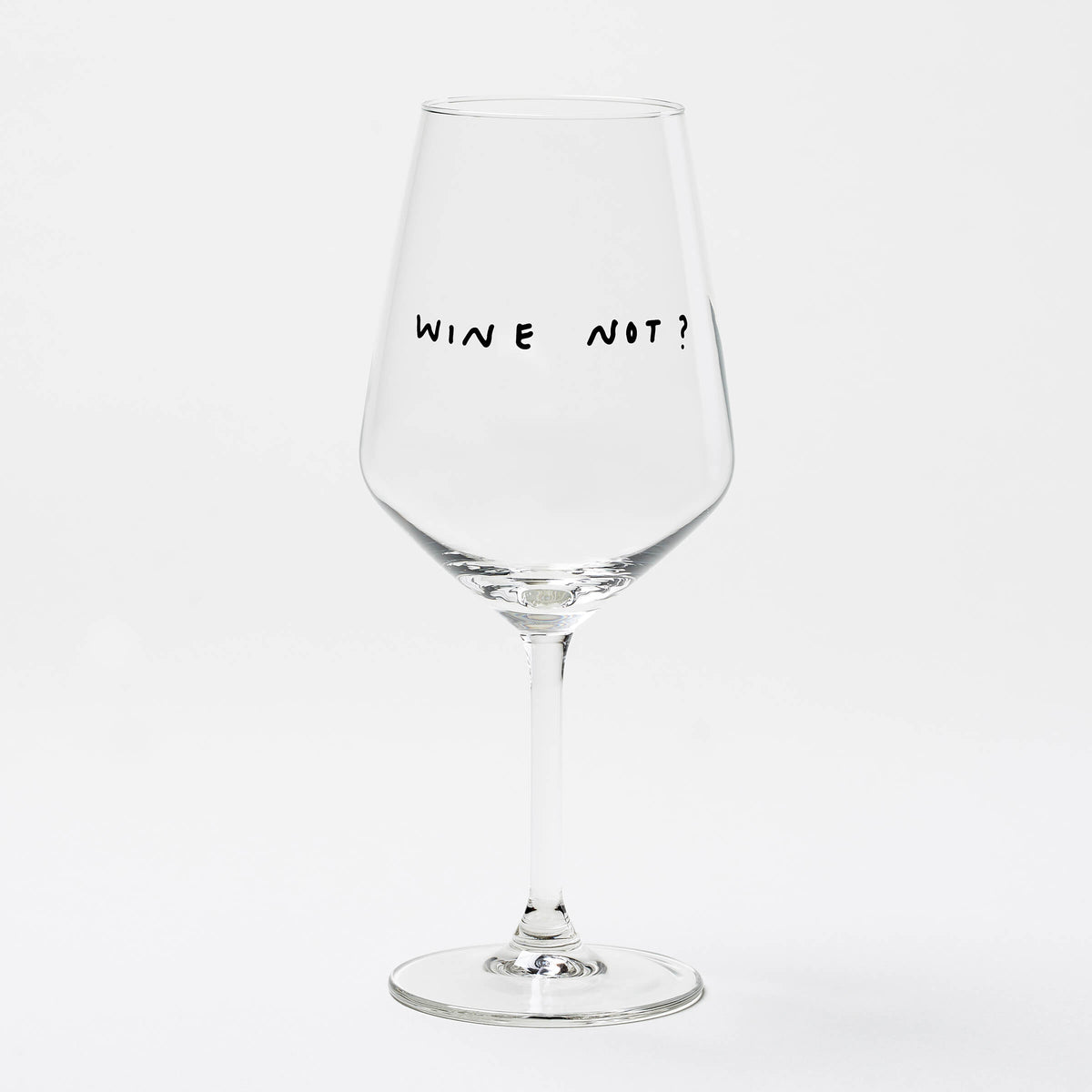 Weißweinglas 'Wine not?' edition selekkt