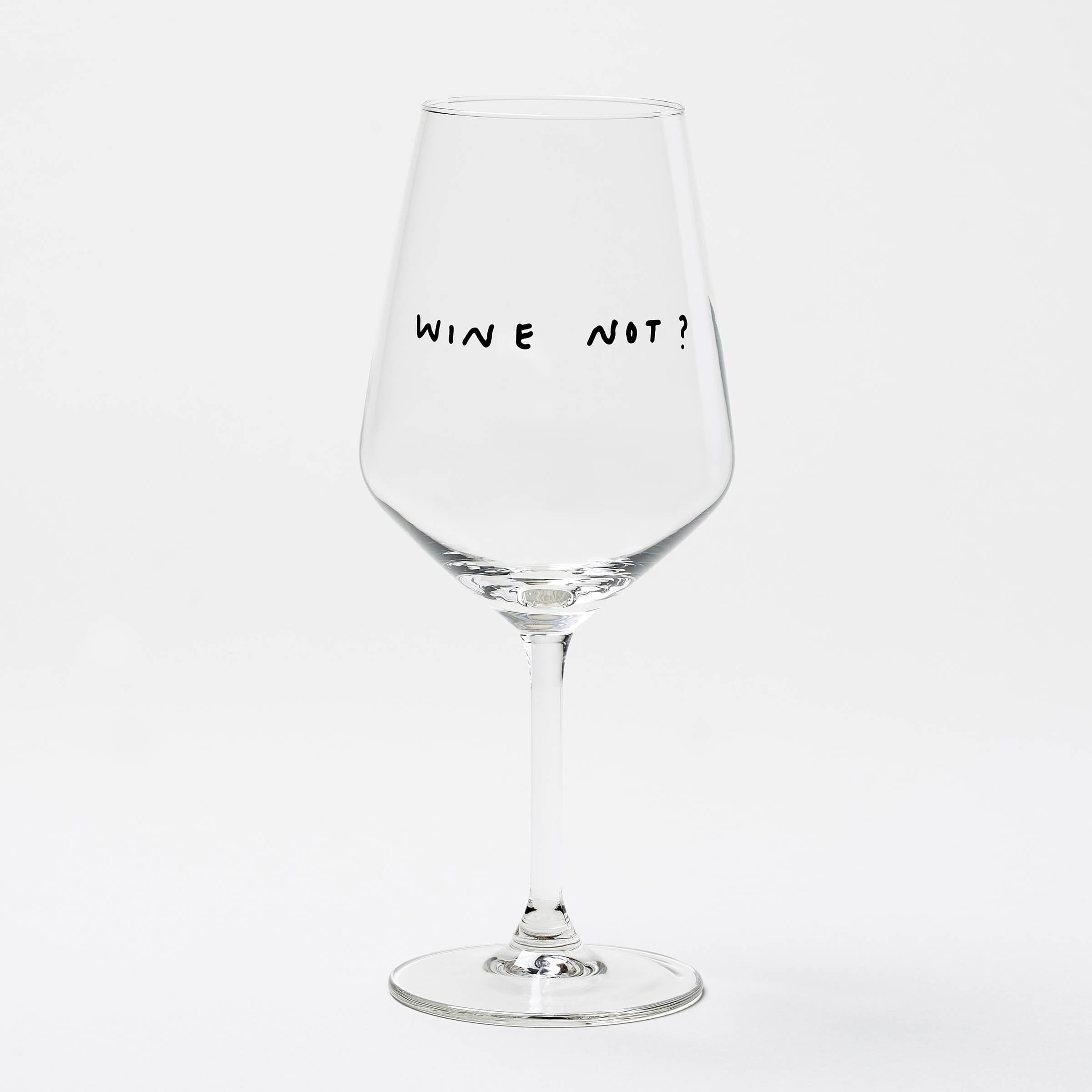 Weißweinglas 'Wine not?' edition selekkt