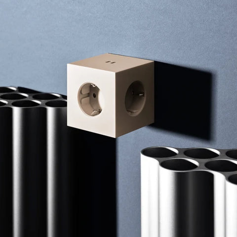 Steckdose 'Square 2' – Nomad Sand (ohne Kabel)