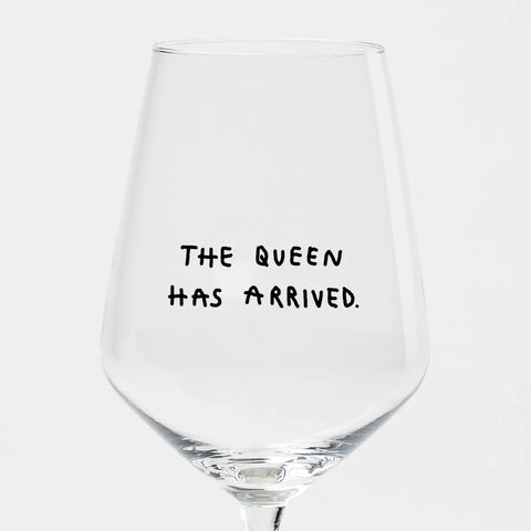 Weißweinglas 'The Queen Has Arrived' edition selekkt