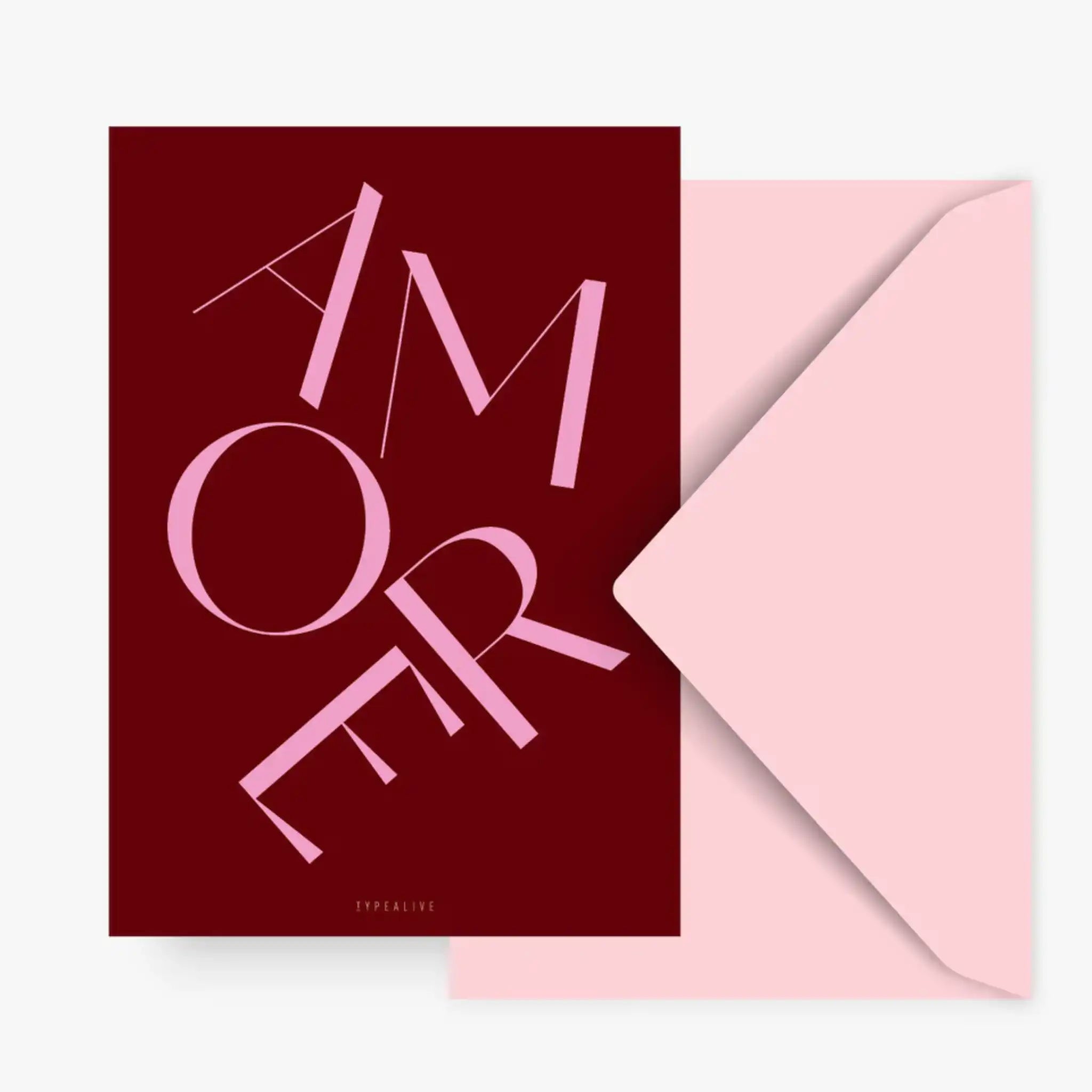 Postkarte 'Amore' typealive