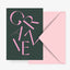 Postkarte 'Grazie' typealive