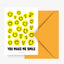 Postkarte 'You make me smile' – Smileys typealive