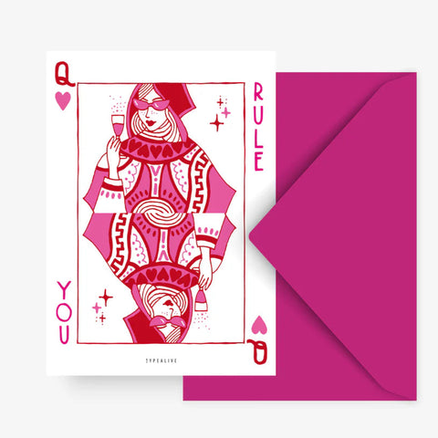 Postkarte 'You rule' – Spielkarte