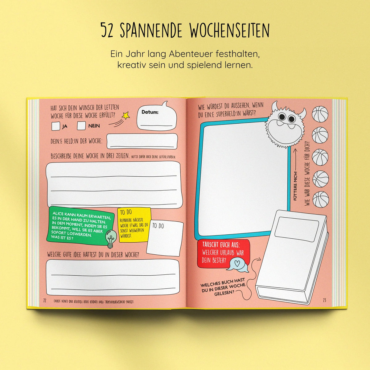 Kinder-Journal 'Erzählt euch mehr' Simon & Jan
