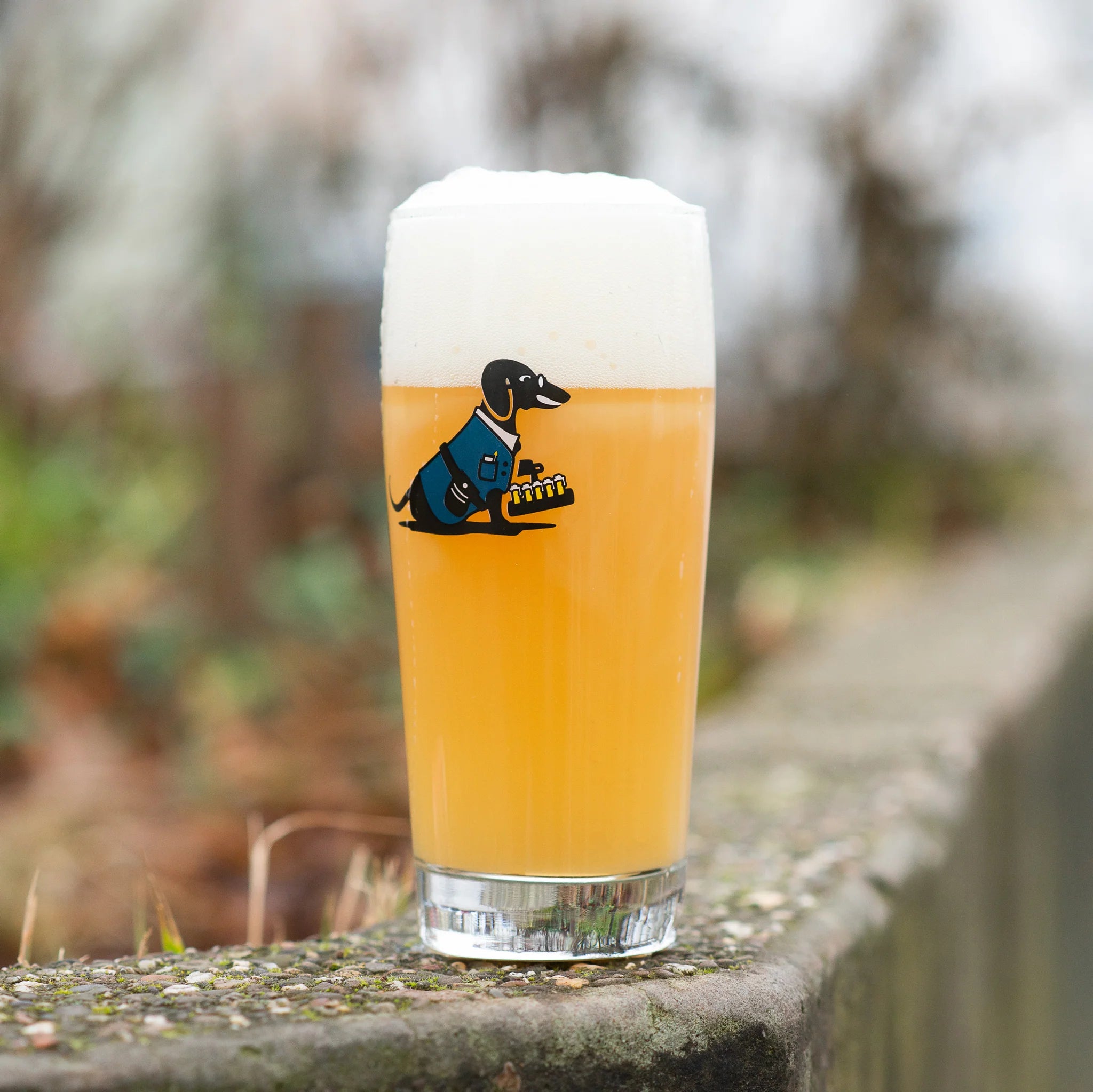 Bierglas 'Waldi mit Kranz' Lieber Waldi