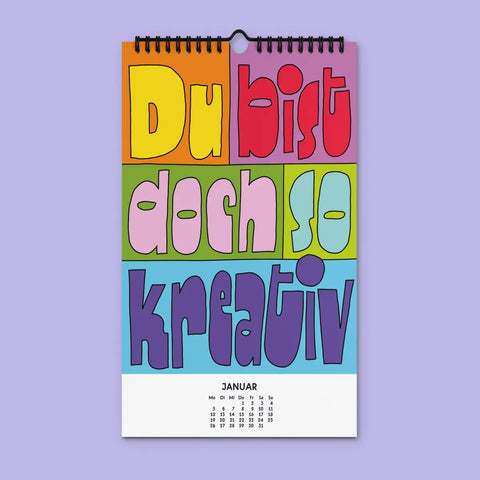 Kalender 'Willst du nicht mal was Richtiges arbeiten' – 2026 edition selekkt