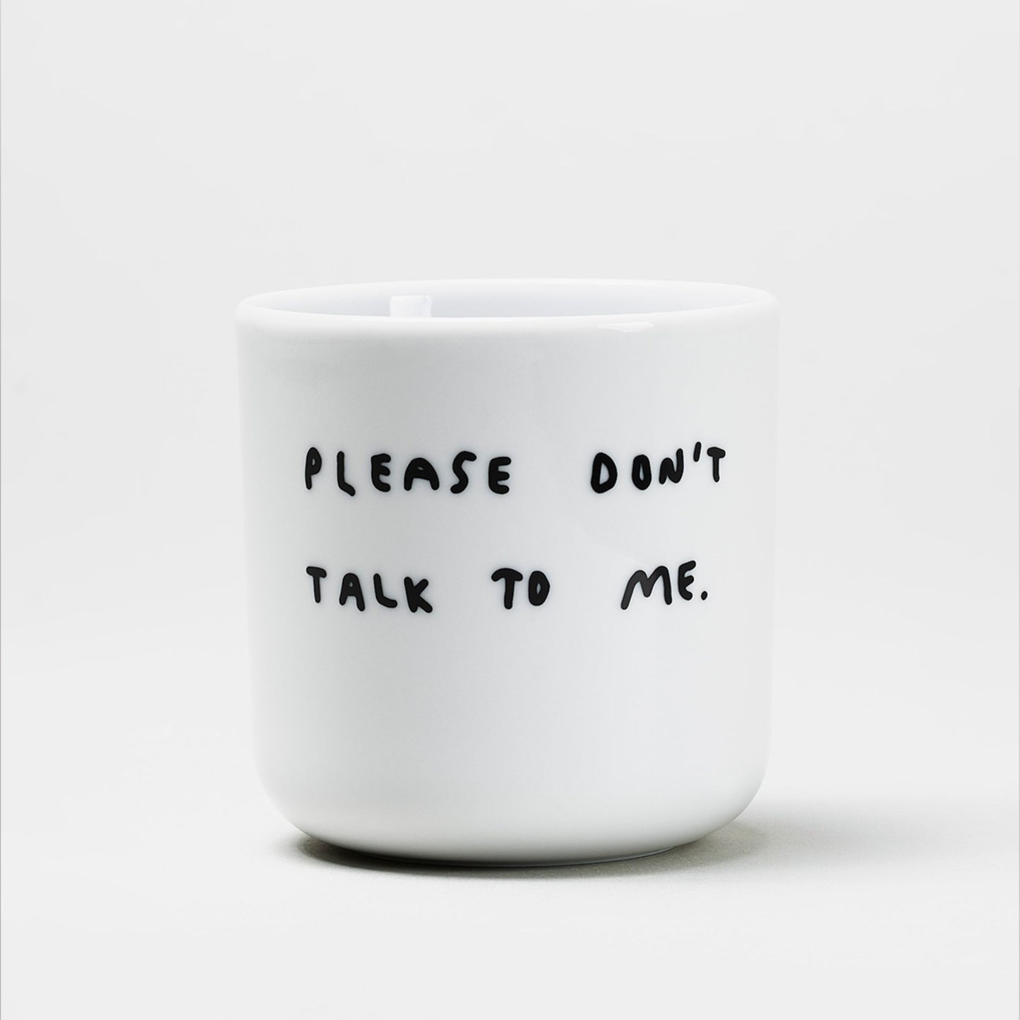 Porzellanbecher 'Please Don't Talk To Me' Yahya Studio