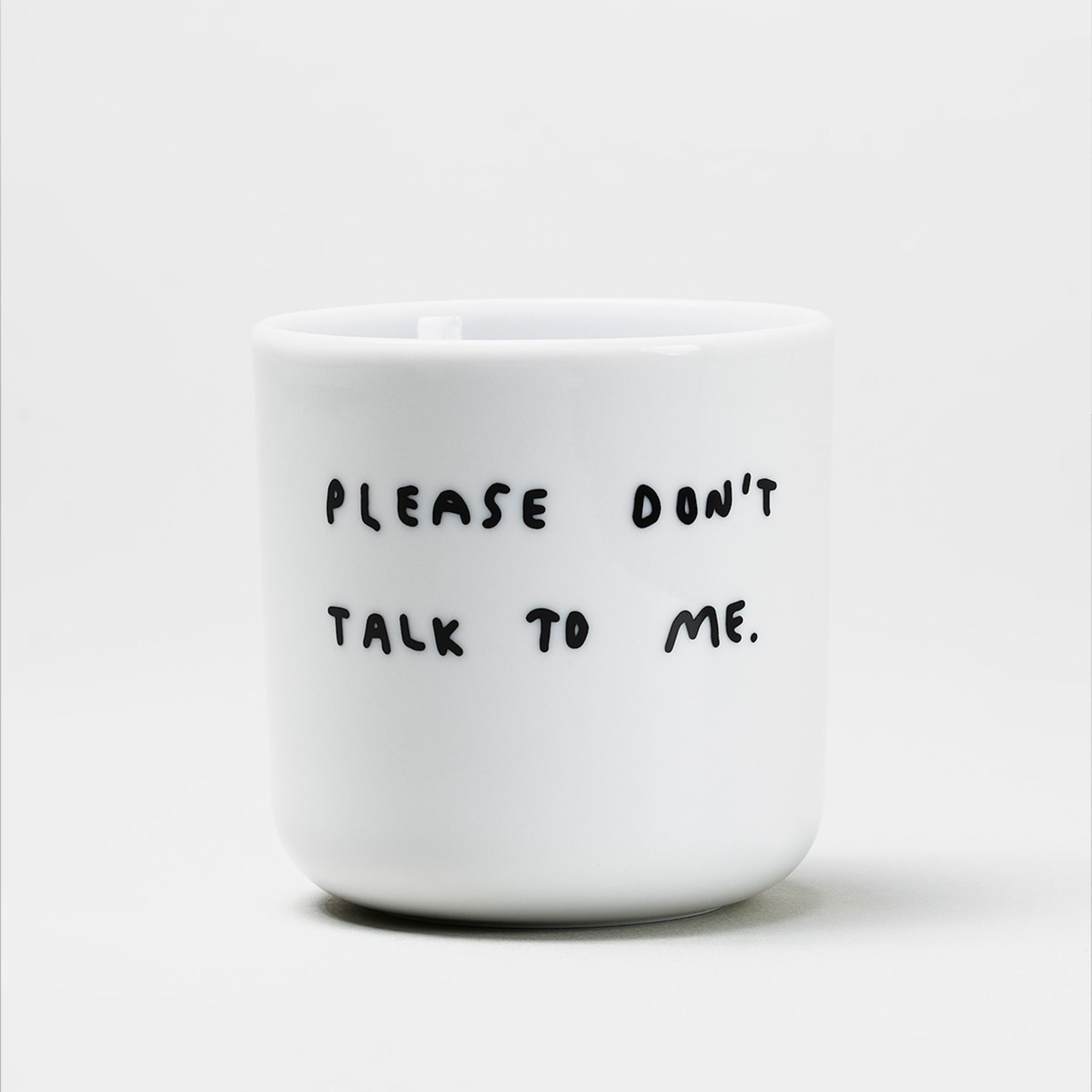 Porzellanbecher 'Please Don't Talk To Me' Yahya Studio