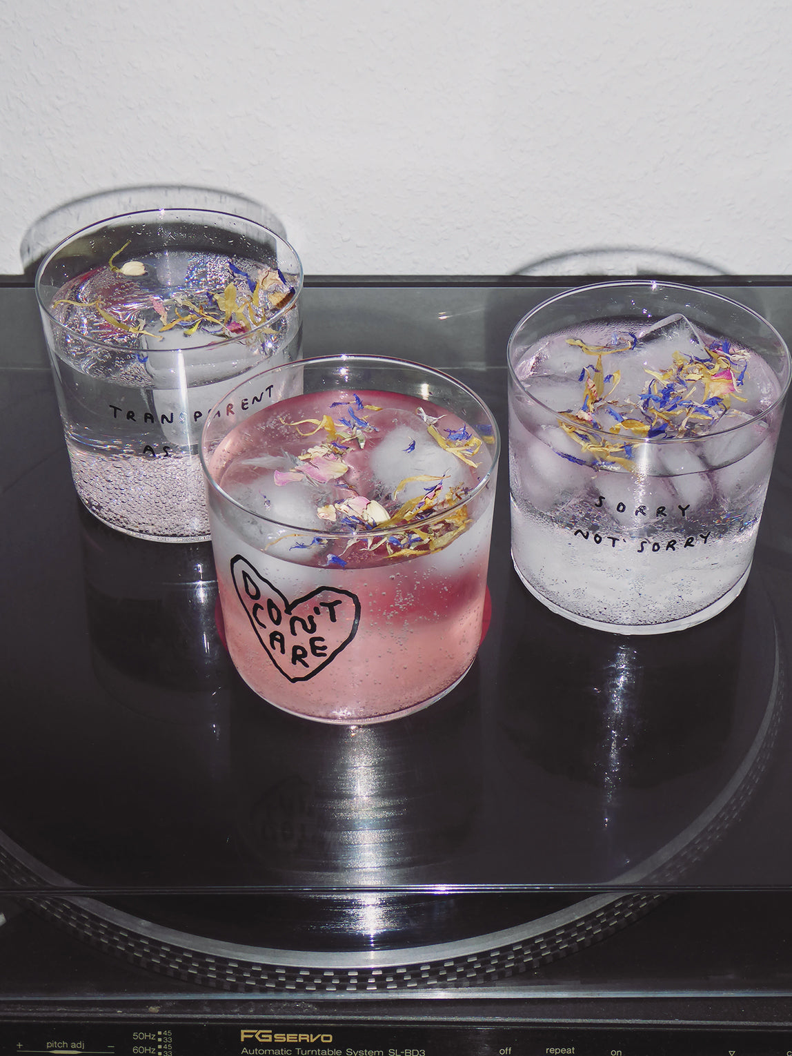 Glas 'Don't Care' – 350ml Yahya Studio