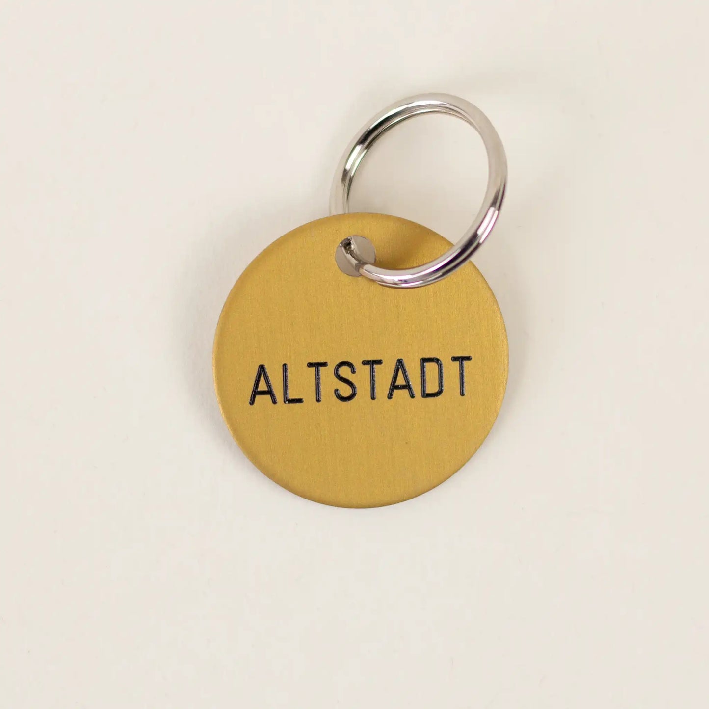 Schlüsselanhänger 'Altstadt' gold Familie von Quast
