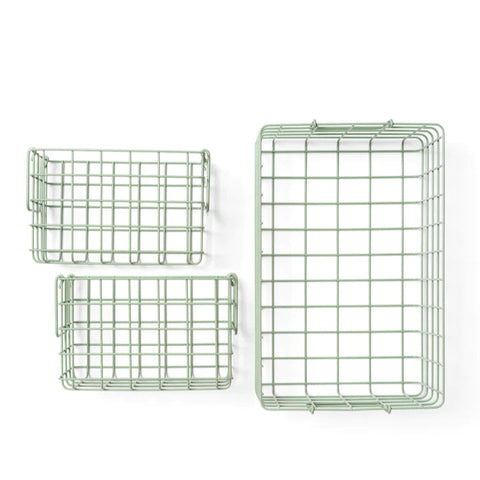 Metallkorb 'The Basket' – sage