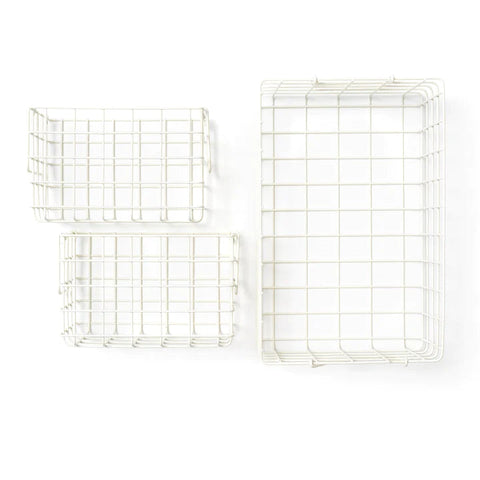 Metallkorb 'The Basket' – chalk