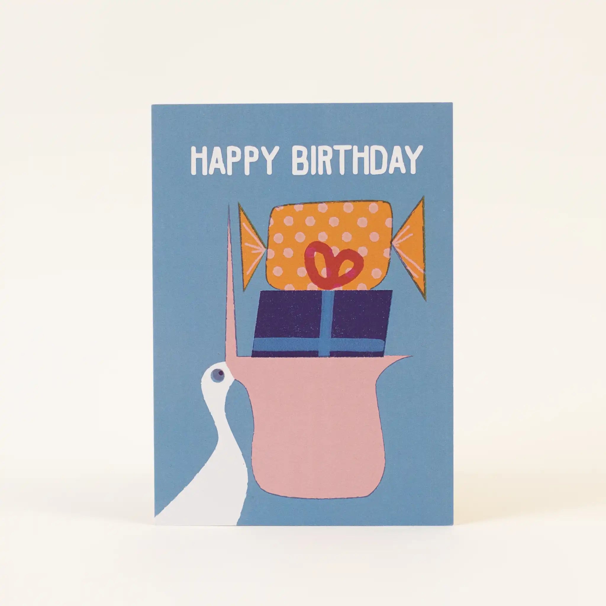 Postkarte 'Happy Birthday' – Pelikan jungwiealt