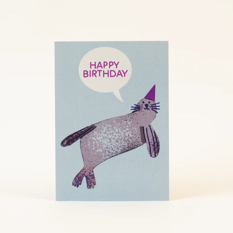 Postkarte 'Happy Birthday' – Robbe