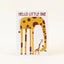 Postkarte 'Hello little one' – Giraffe