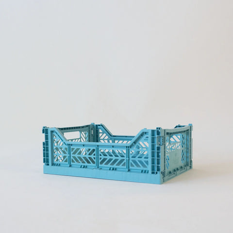 Stapelbare Klappkiste 'Ocean Blue'