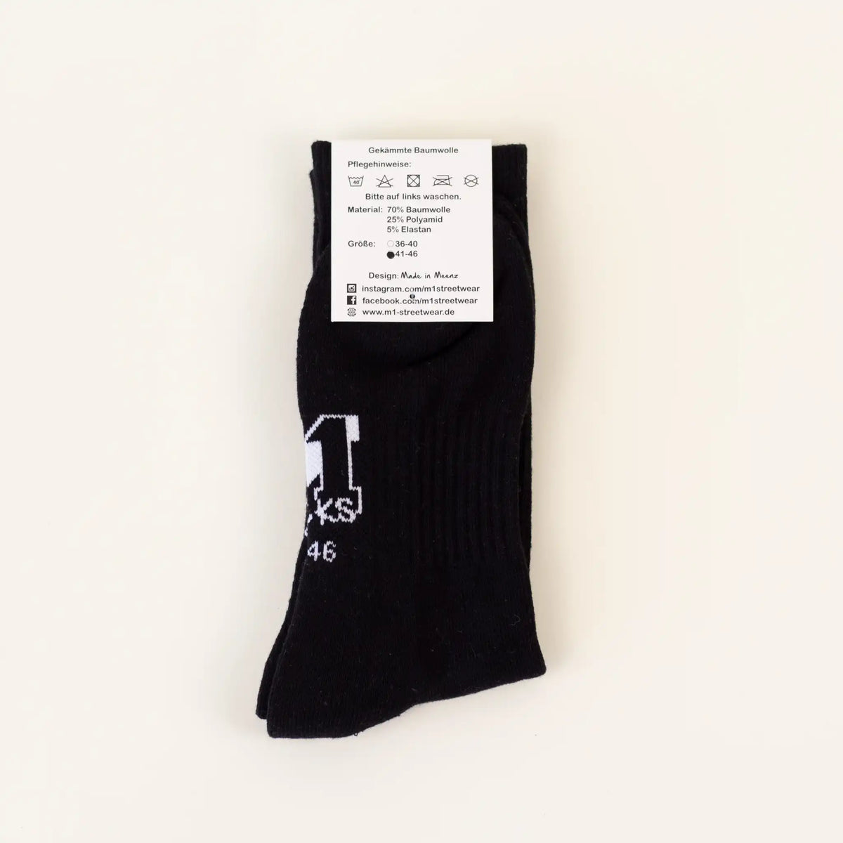Tennissocken 'Eat Sleep Helau Repeat' M1 Streetwear