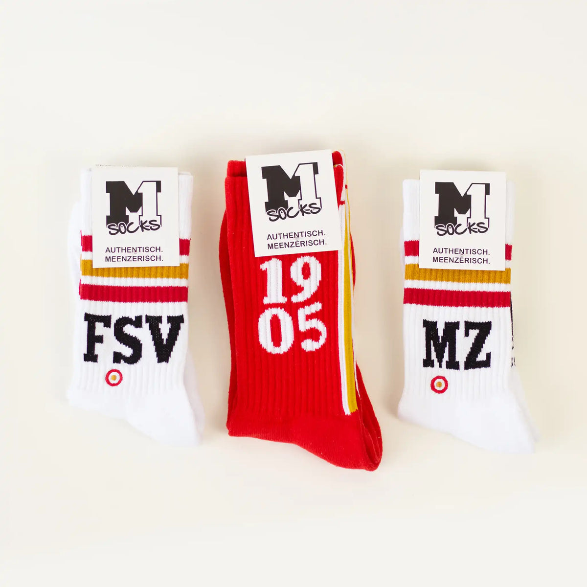Tennissocken '1905' – rot M1 Streetwear
