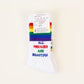 Tennissocken 'Regenbogen' M1 Streetwear