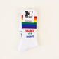Tennissocken 'Regenbogen' M1 Streetwear