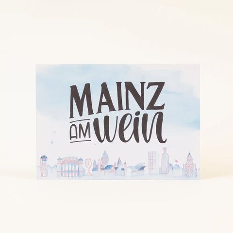 Postkarte 'Mainz am Wein' – farbig